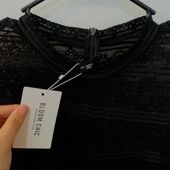 Lace Ruffle Mini Dress - Picture 2 of 6